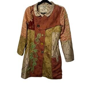 Old Cotton Cargo OCC Vintage Mariposa Trench Coat Size S